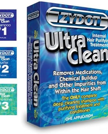 Zydot Ultra Clean Hair Detox Shampoo & Conditioner Kit, Removes Medications, Chemical Buildup & Impurities, Deep Cleansing Shampoo with Purifier & Conditioner for Hair Shaft Detox