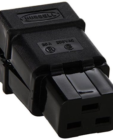 Hubbell H320C IEC320 Female Connector, 20/16 amp, 250V