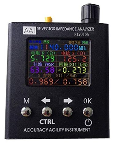 ANYSECU PS100 UV RF Vector Impedance ANT SWR Antenna Analyzer Meter Tester 140MHz - 2.7GHz N1201SA New Version