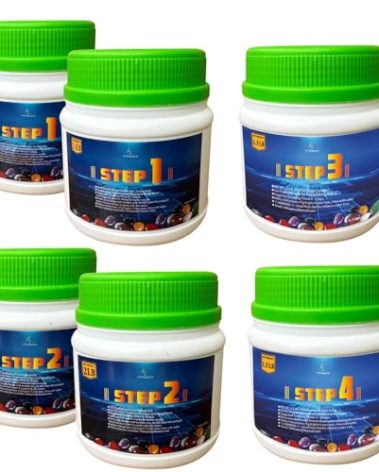 12 LBS Rock Tumbler Grit Set, 4 Step Tumbling Media Coarse/Medium/Pre-Polished/Final Polish, Silicone Carbide Polisher Grit for Any Rock Tumbler, Rock Polisher, Stone Polisher