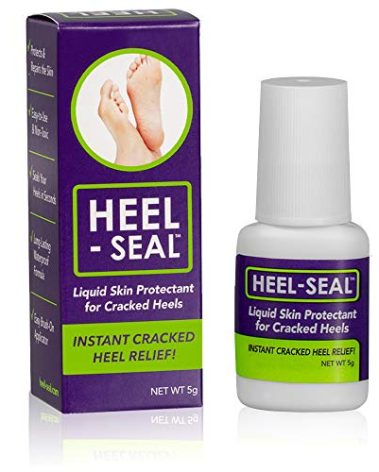 Heel-Seal - The #1 Liquid Skin Protectant for Cracked Heels, Cracked Feet Treatment, Liquid Bandage, Must-Have Foot Care for Cracked Feet, Calluses, Blisters, Foot Repair, Applicator and Buffer, 1Pk