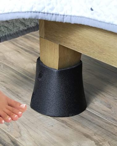SNUGSTOP Bed Frame Corner Protectors - Foam Edge & Toe Guards for Bed Frame Legs - Durable Corner Covers for Toe Protection