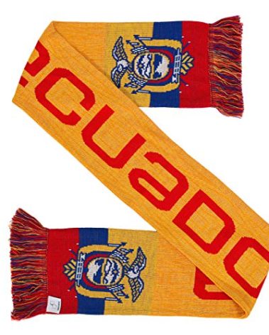 Ecuador Soccer Knit Scarf