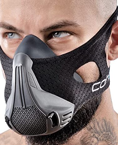 coher Workout Mask Breathing Mask for Men and Women - Adjustable Resistance Levels - Increase Lung Capacity and Endurance - Ideal for Jogging, Sports, Cycling, Fitness