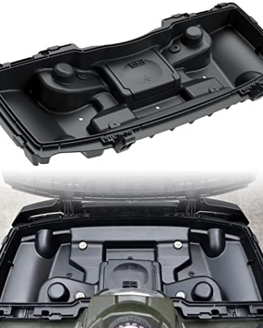 SAUTVS Front Lower Box for Sportsman 400 450 500 600 700 800 X2 05-10, Front Lower Storage Box Cargo Rack for Polaris Sportsman 400 450 500 600 700 800 X2 2005-2010 Accessories, Replace OEM# 2203484