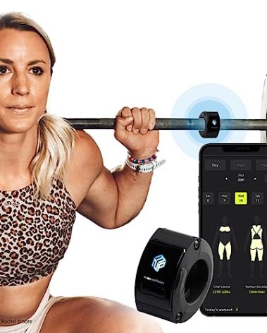 BARBALAN_BLACK WORK OUT BALANCE COACH for Home & Gym Weightlifting Exercise - Focus on Posture, Not Counting! Posture Improvement, Real Time Feedback, Workout Performance Optimization