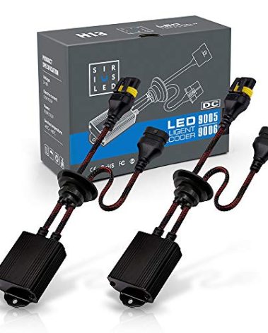 SIR IUS LED 9005 9006 LED Decoder adapter fix USA Brand Car Truck LED Headlight on-off flicker problem Pack of 2