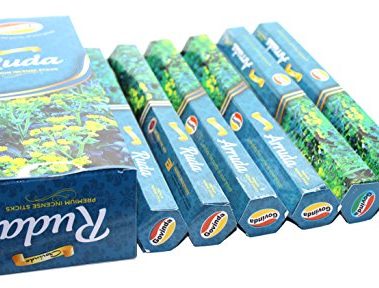 Govinda Incense - 120 Incense Sticks, Premium Incense, Masala Coated (Ruda)