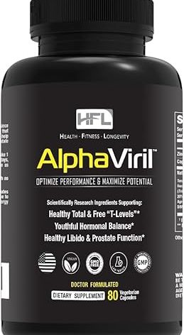 AlphaViril by Dr. Sam Robbins | 25+ Year Proven Formula | Test Booster + Youthful Hormone Balancer | Healthy Libido - Bigger Muscles - Less Belly Fat - Look & Feel Younger