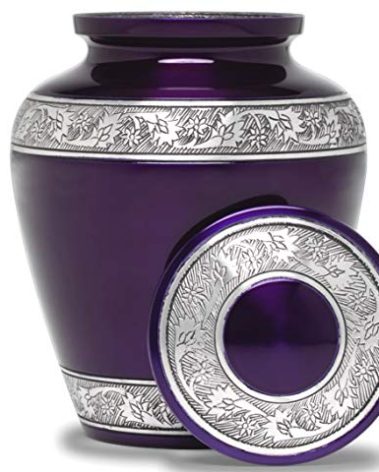 Eternal Harmony Large Urn for Ashes, Adult Male & Female Cremation Urn for Human Ashes with Elegant Finishes, Secure Seal & Velvet Bag, Funeral Vase for Men & Women Up to 200 lbs