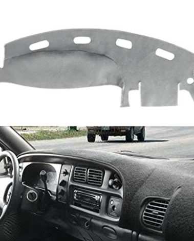 Dash Cover Dashboard Cover Mat Pad for Dodge Ram 1998 1999 2000 2001 (Dark Gray) Y21