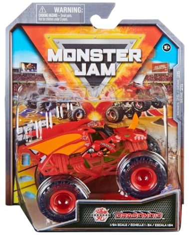 Monster Jam, Official Bakugan Dragonoid Monster Truck, Die-Cast Vehicle, 1:64 Scale, Kids Toys for Boys Ages 3 and up