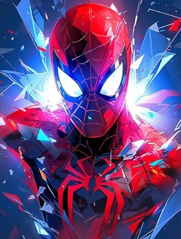 RYMILIE Diamond Painting Kits for Adults - Cartoon DIY 5D Diamond Art Kits Full Drill Diamond Dots Paintings with Diamonds Gem Art and Crafts Home Decor 12x16inch