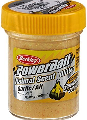 Berkley PowerBait Natural Glitter Trout Bait , Yellow, Jar