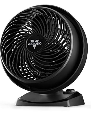 Vornado 52 Whole Room Air Circulator Fan with 3 Speeds, Black