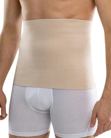 Lauma Medical, Wool and Cotton Elastic Warming Belt for Lower Back Pain and Relief, Warming Kidney, Stretchy Brace Thermal Waist, Back Warmer - M