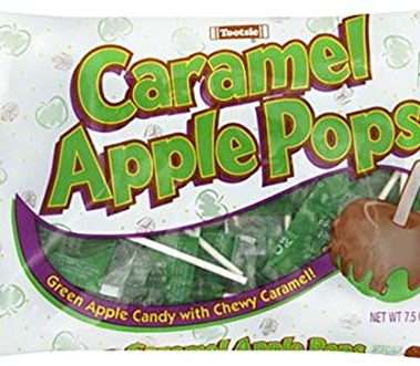 Caramel Apple Pops by Tootsie Roll - 7.5 Ounce Bag of Individually Wrapped Pops