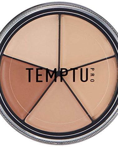 TEMPTU S/B Silicone-Based Concealer Wheel | 5 Natural Skin Tone Shades For Weightless Coverage Of Redness, Dark Spots & Discolorations
