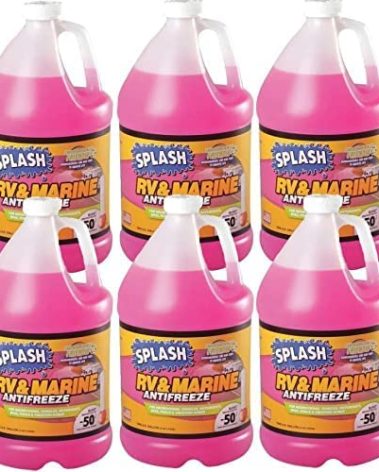 RV & Marine Splash 619526 RV/Marine Antifreeze, 6 gal, Pink (RV/Marine Antifreeze)