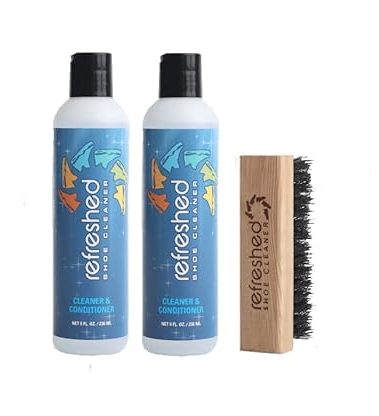 Refreshed Shoe Cleaner & Conditioner | Suede Leather Canvas Nubuck | Cleaner Kit + Brush Cleaning Kit