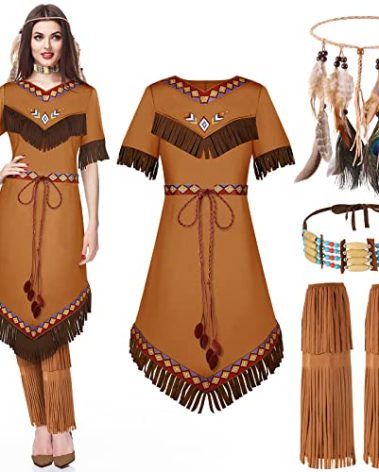 Jadive Halloween Women Outfits Set Maiden Princess Dress up Costume(Large)