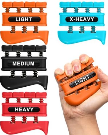 DICYWUDI Grip Strength Trainer, Finger Strength Trainer for Grip Strength Training for Fingers, Wrists, and Hands for Home, Office, Gym, Climbing, Athletes, Musicians, and Therapy
