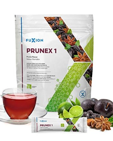 Petseeker Fast Acting Colon Cleanse-FuXion Prunex 1,Reliable Overnight Relief from Constipation,Stay Comfortable at Bathroom,All Natural Ingredients,Herb&Fruit w,Fiber&Insulin(Prune&Plum,28 Sachets)