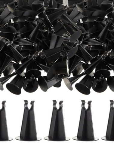 Innconee 200 Pieces 2-1/4 Inch Length x 1.97 Diameter for Plastic Rebar Chair #3 to #5 Black Heavy Construction Concrete Tool