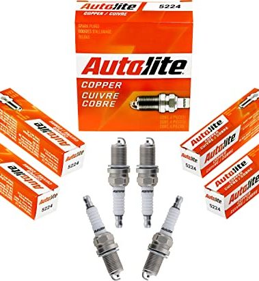 Autolite 5224 Copper Resistor Automotive Replacement Spark Plug (1 Pack)