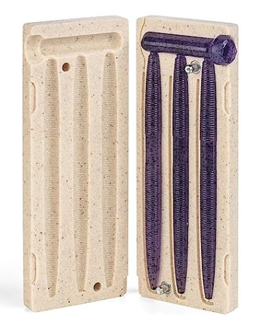 Smedioks Premium Soft Plastiс Mold Lure Making Injection Molds Fishing Lures 3 Cavity Yama Senko 5''