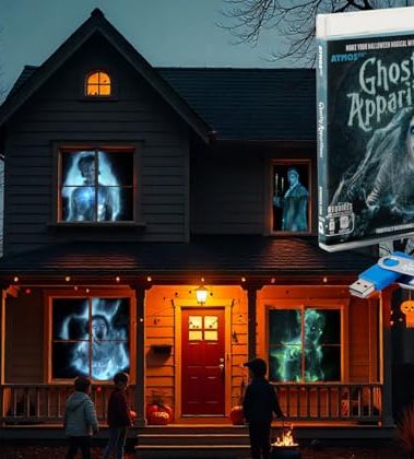 AtmosFX Halloween Digital Decoration USB - Ghostly Apparitions