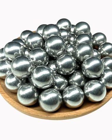 Alien Play 50 x 68 Caliber Self Defense Balls, Hard .68 Cal Aluminum Paintballs Fit for Byrna SD LE/TCR Salt Supply S2/Pistelle X-68, 7.3 Grams Solid Alu Balls for Home Defense and Plinking