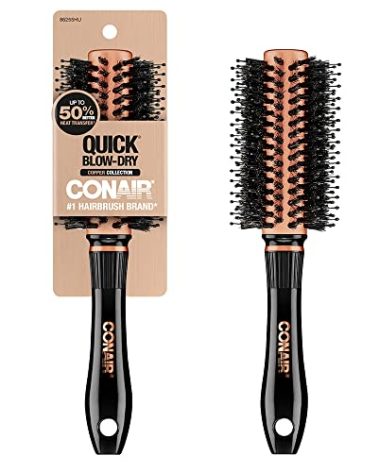 Conair Copper Collection Round Hair Dryer Brush - Blow Out Styler for Voluminous Looks