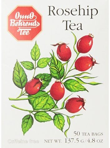 Onno Behrends Rosehip Tea, 50 Count, 4.8 Ounce