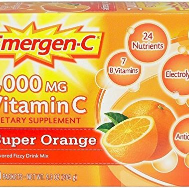 Emergen-C Super Orange Vitamin C - 30 Count (Pack of 4) (Packaging may vary)
