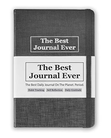 Daily Positivity Journal For Happiness, Wellness, Mindfulness & Self Care - Inspirational Journals To Write In, Writing Prompt Journal & Guided Journal Gifts For Men & Women - Hardcover Diary Notebook