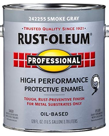 RUST-OLEUM 242255 Professional Gallon Gloss Smoke Gray Protective Enamel
