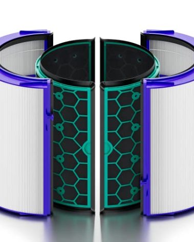 Air Purifier Filter Replacements for Dyson HP04 TP04 DP04 TP05 DP05, Sealed Two Stage 360° Ture HEPA and Activated Carbon Filter