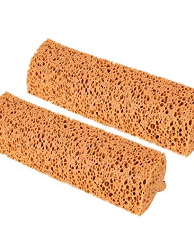 Yocada Sponge Mop Replacement Refill Head Home Commercial Use Tile Floor Bathroom Garage Cleaning Easily Dry Wringing 2 PCS