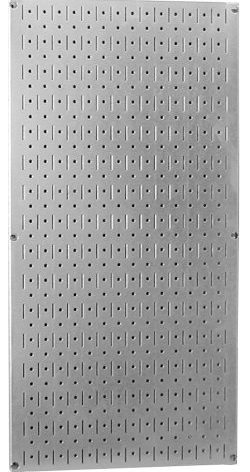 Wall Control Pegboard 32in x 16in Galvanized Metal Pegboard Tool Board Panel