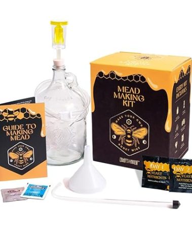 Craft A Brew - Mead Making Kit – Reusable Make Your Own Mead Kit – Yields 1 Gallon of Mead