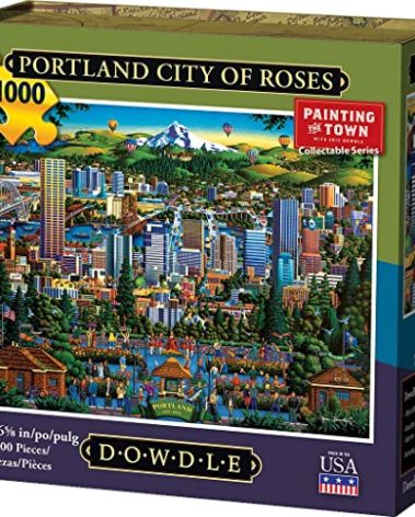 Dowdle Jigsaw Puzzle - Portland City of Roses - 1000 Piece