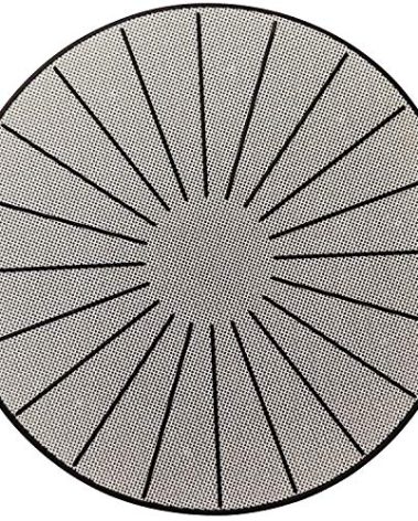 Lazy K Induction Cooktop Mat - Silicone Fiberglass Scratch Protector - for Magnetic Stove - Non Slip Pads to Prevent Pots from Sliding During Cooking (11 inches)