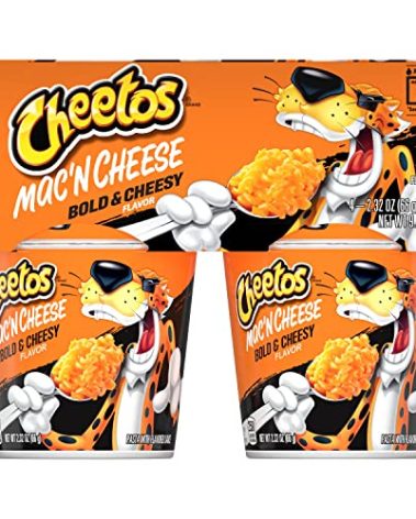 Cheetos Mac N Cheese Bold & Cheesy, 2.32oz Cups (4 Pack)
