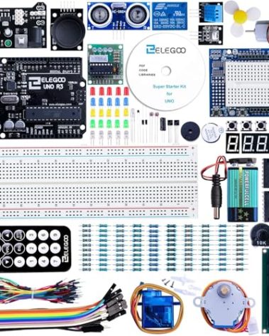 ELEGOO UNO Project Super Starter Kit with Tutorial and UNO R3 Board Compatible with Arduino IDE