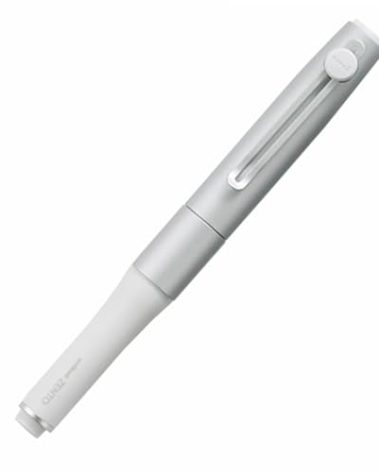 ZENTO Signature Model Silver Ballpoint Pen 0.38mm Ink Color Black UBZH38.26 With Original Stylus Ballpoint Touch Pen
