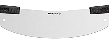 Dexter-Russell 20" Pizza Rocker Knife | 18053 | Professional High-Carbon Stainless Steel Blade with Slip-Resistant Polypropylene Handle | Made in USA | Heavy Duty Rocker Style Pizza Cutter