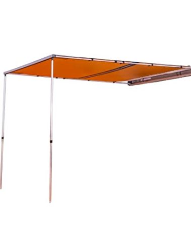ARB 4x4 Accessories 814411 Retractable Aluminium Awning with Led Light Strip Included 2500x2500mm 8.2 x 8.2 feet Ideal for 4x4 Off Road Adventures, Camping, Outdoor Experience