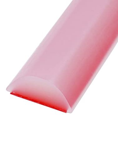 xingmeihe Collapsible Shower Threshold Water Dam Shower Barrier,Shower Door Dam Water Stopper Silicone Wet Room Bathroom (39Inch(Transparent