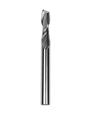Jasper Tools J601 Carbide Spiral Router Bit – Industrial-Grade Up-Cut Bit, 1/4" Shank & Cutting Diameter, 1" Cutting Length, 2-1/2" Total Length – Solid Carbide for Clean Grooves & Slots
